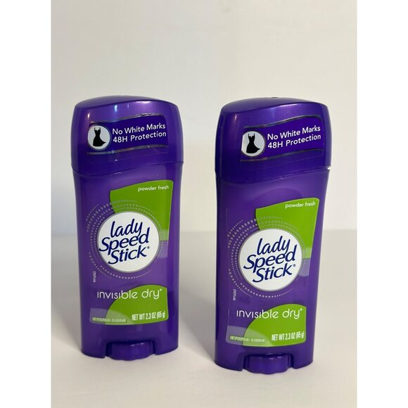 Lady Speed Stick Other - 2 Pk Lady Speed Stick Invisible Dry POWDER FRESH Antiperspirant Deodorant 2.3 Oz